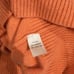 Future Paradise Womens Coral Orange 100% Cashmere Sweater Vest Sz XS Preppy