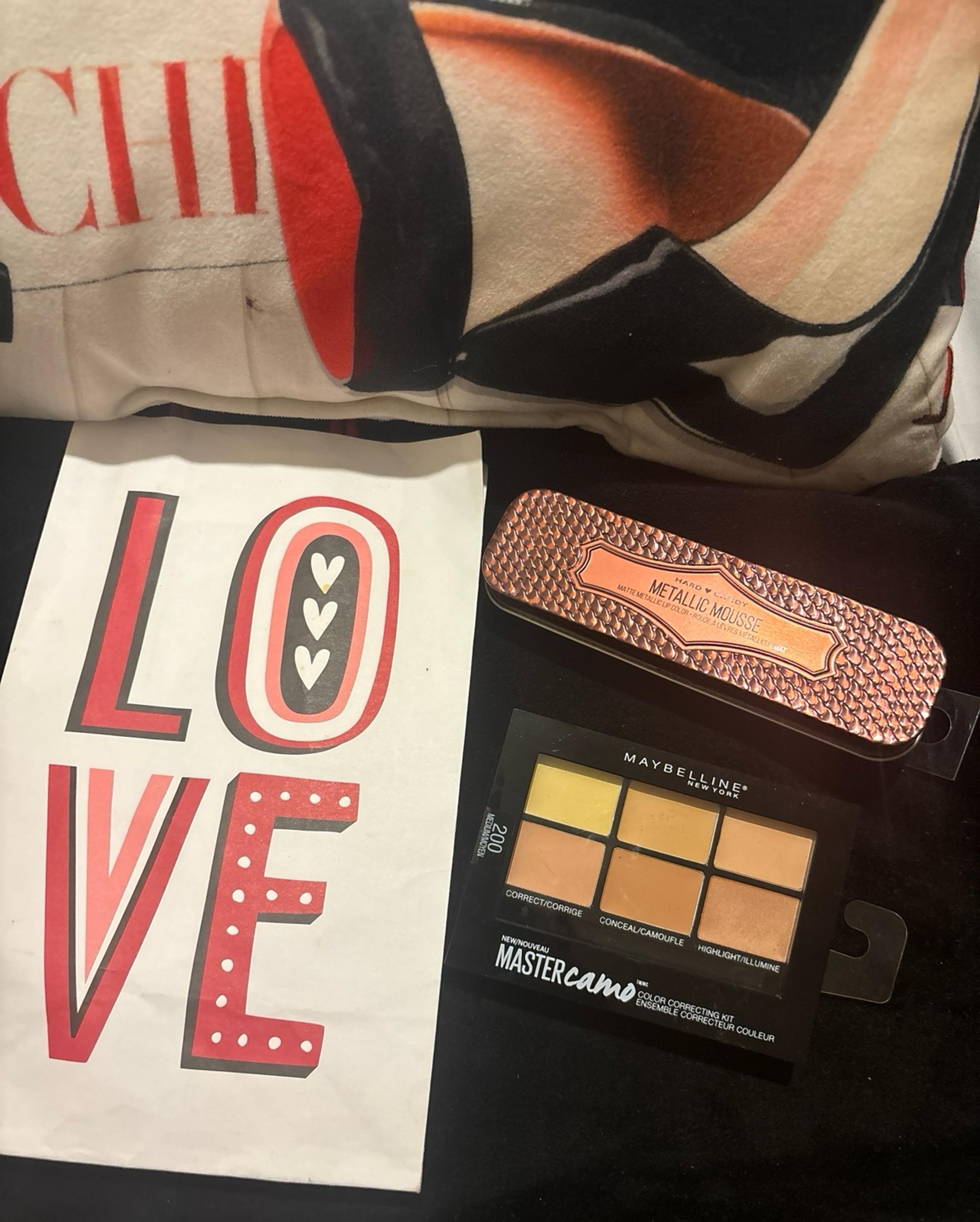 Maybelline NewYork color correcting kit, hard candy metallic, moose, lip, color
