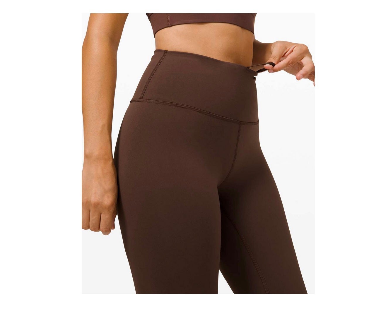 LULULEMON Wunder Train High-Rise Tight 24” Asia Fit Java
