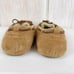 Gabriella Rocha Tan Suede Lined Beaded Moccasins