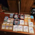 Pokémon cards,tin cans,card holders