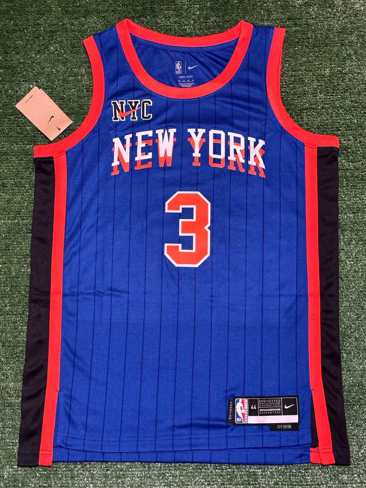 Josh Hart New York Knicks 2023-24 City Edition Jersey Size Mens 44/Medium