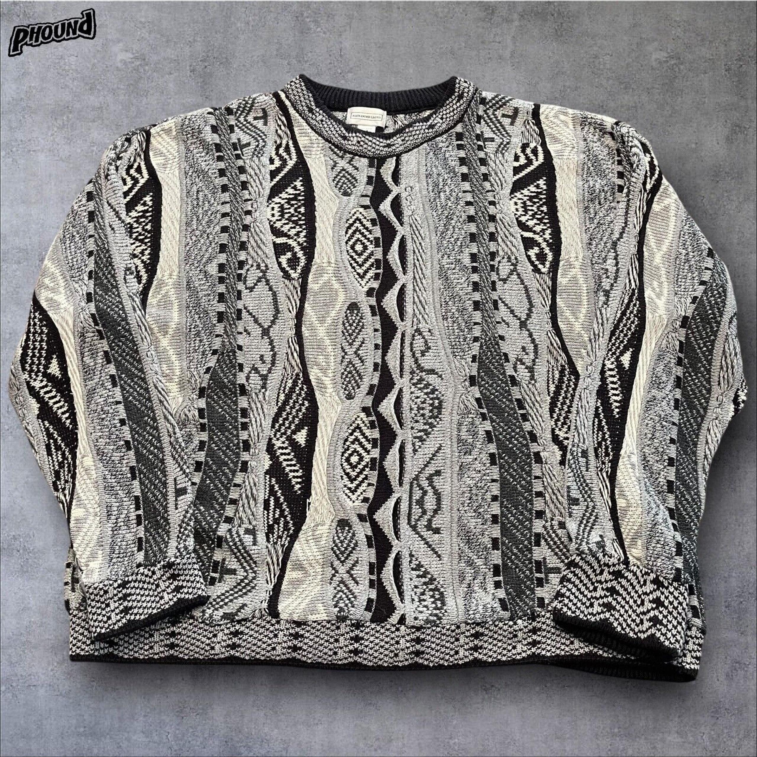 VTG TEXTURED PULLOVER SWEATER XXXL - Alexander Lloyd