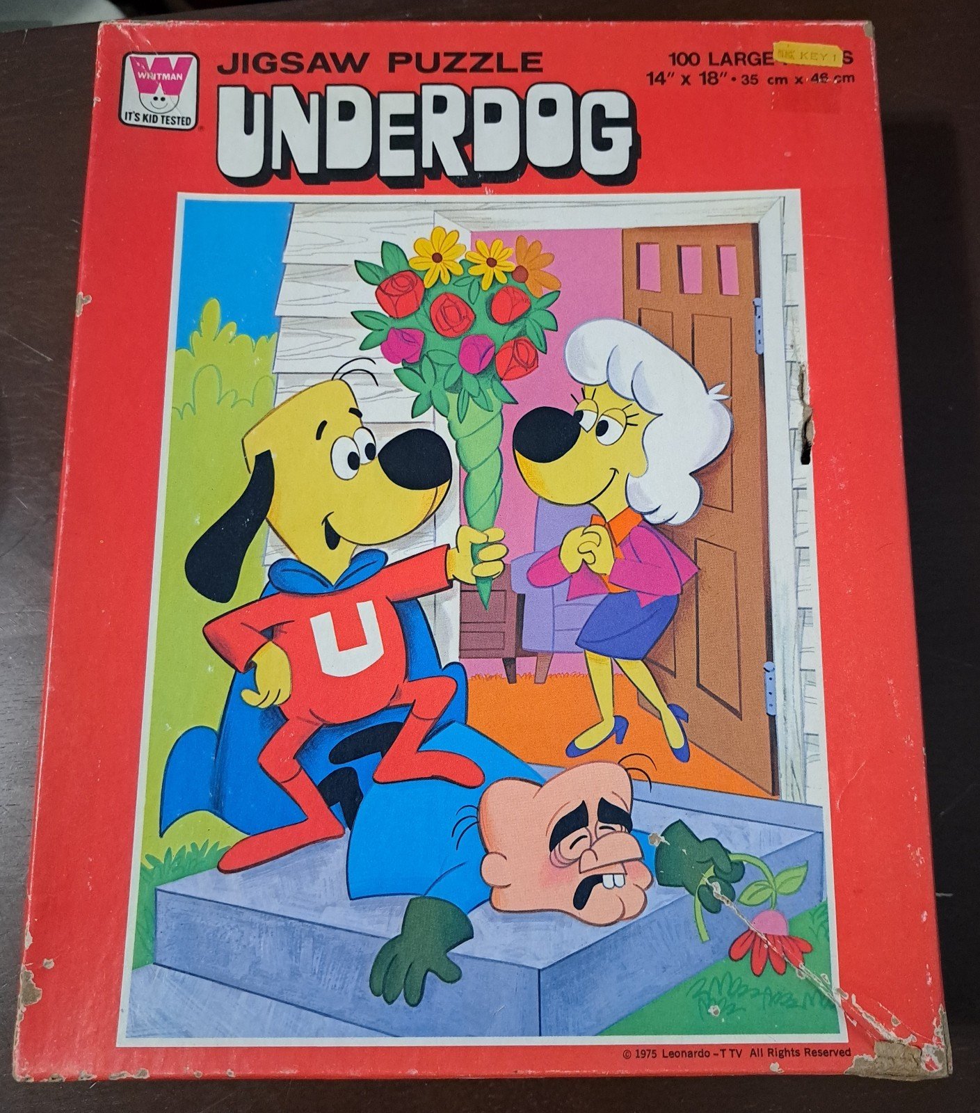 Vintage 1975 Whitman Underdog Jigsaw Puzzle