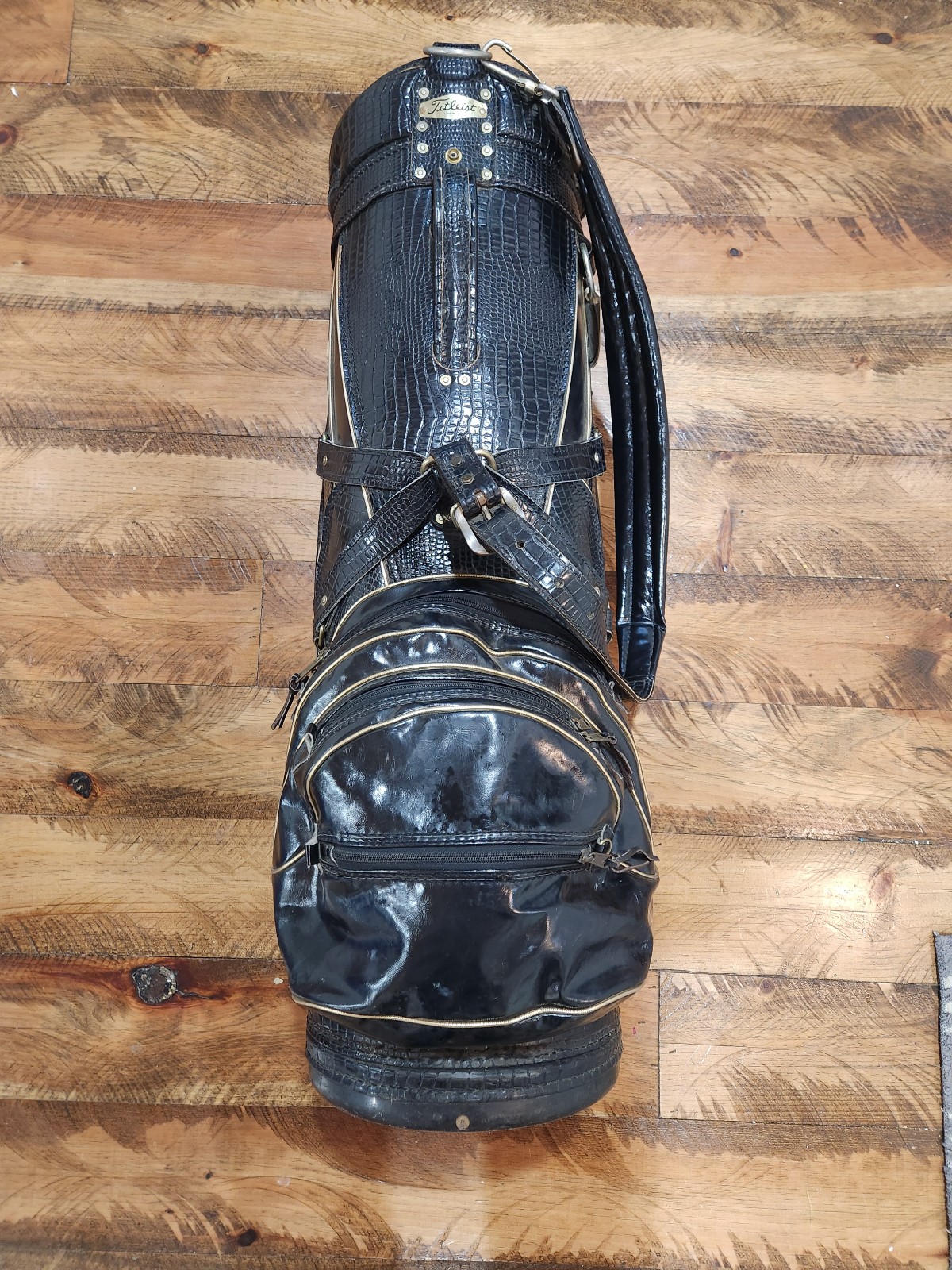 Vintage Titleist Alligator Skin Golf Bag