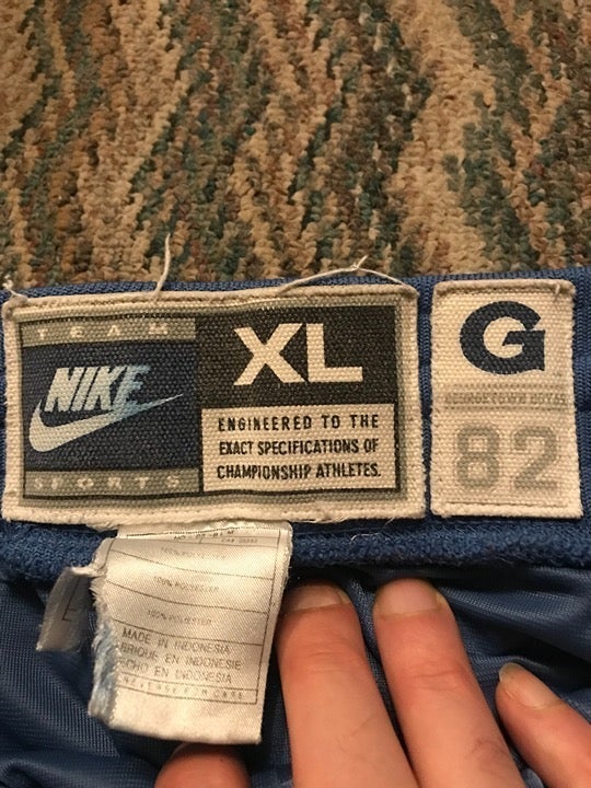1982 Authentic Georgetown game shorts away