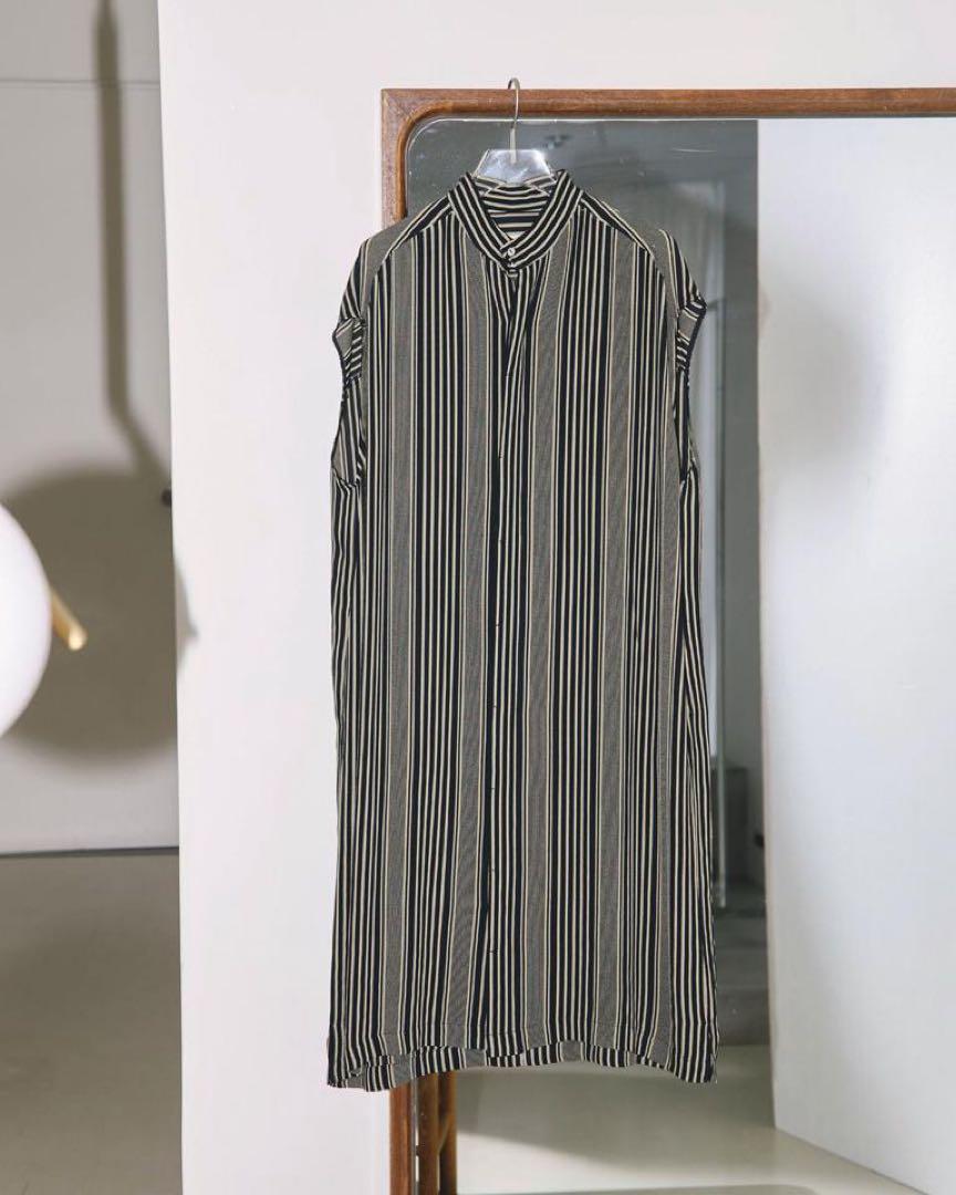 【コンビニ受取対応商品】 Excellent Condition】todayful shirt stripe georgette トップス