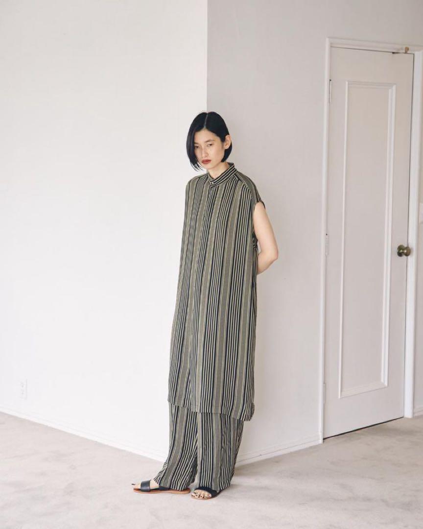 Excellent Condition】todayful georgette stripe shirt