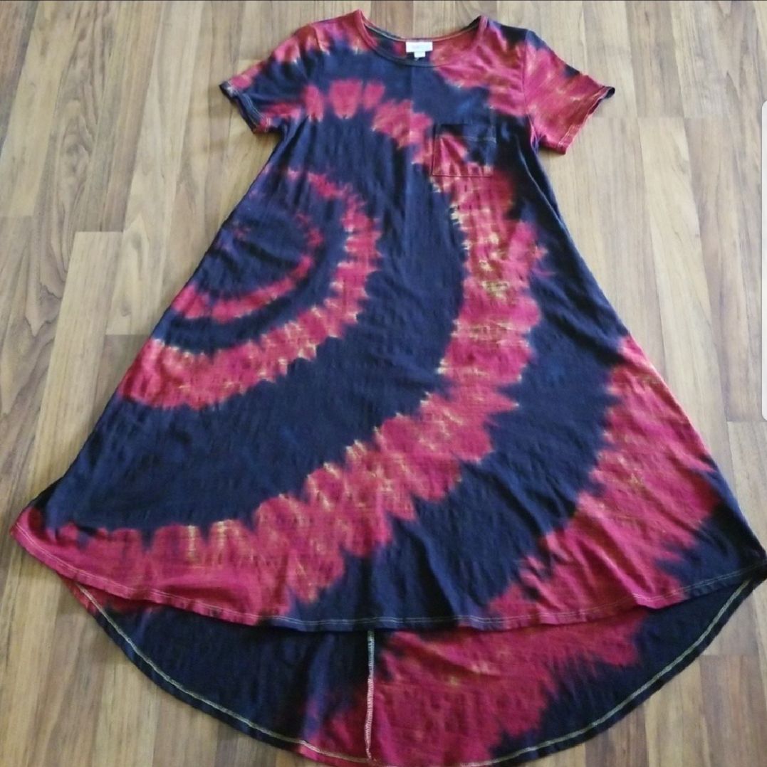Lularoe Custom tie dye Carly size XS