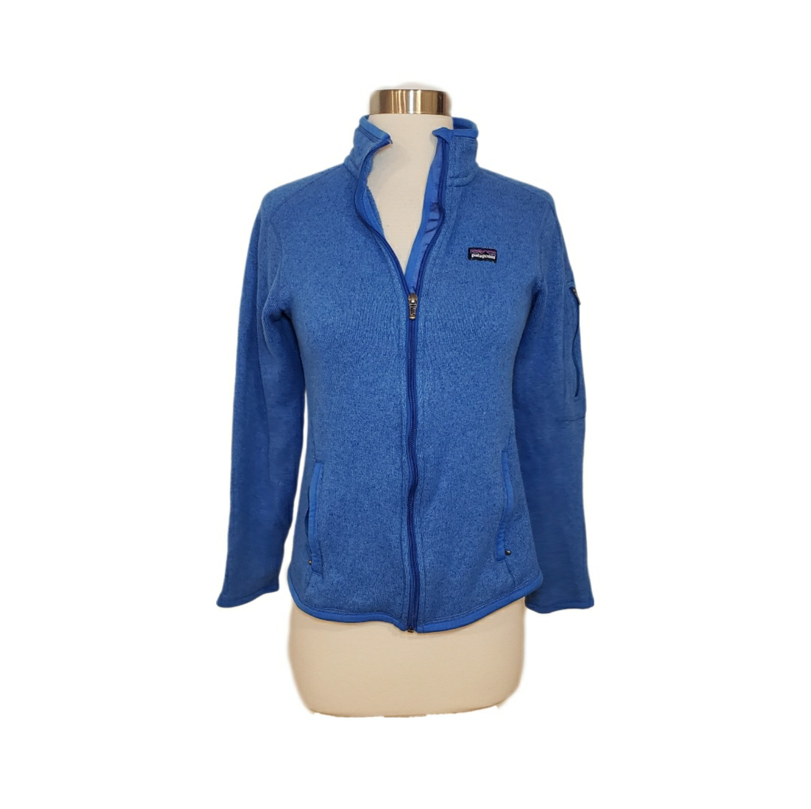 Patagonia Small Better Sweater Blue Zip Up Jacket with Pockets