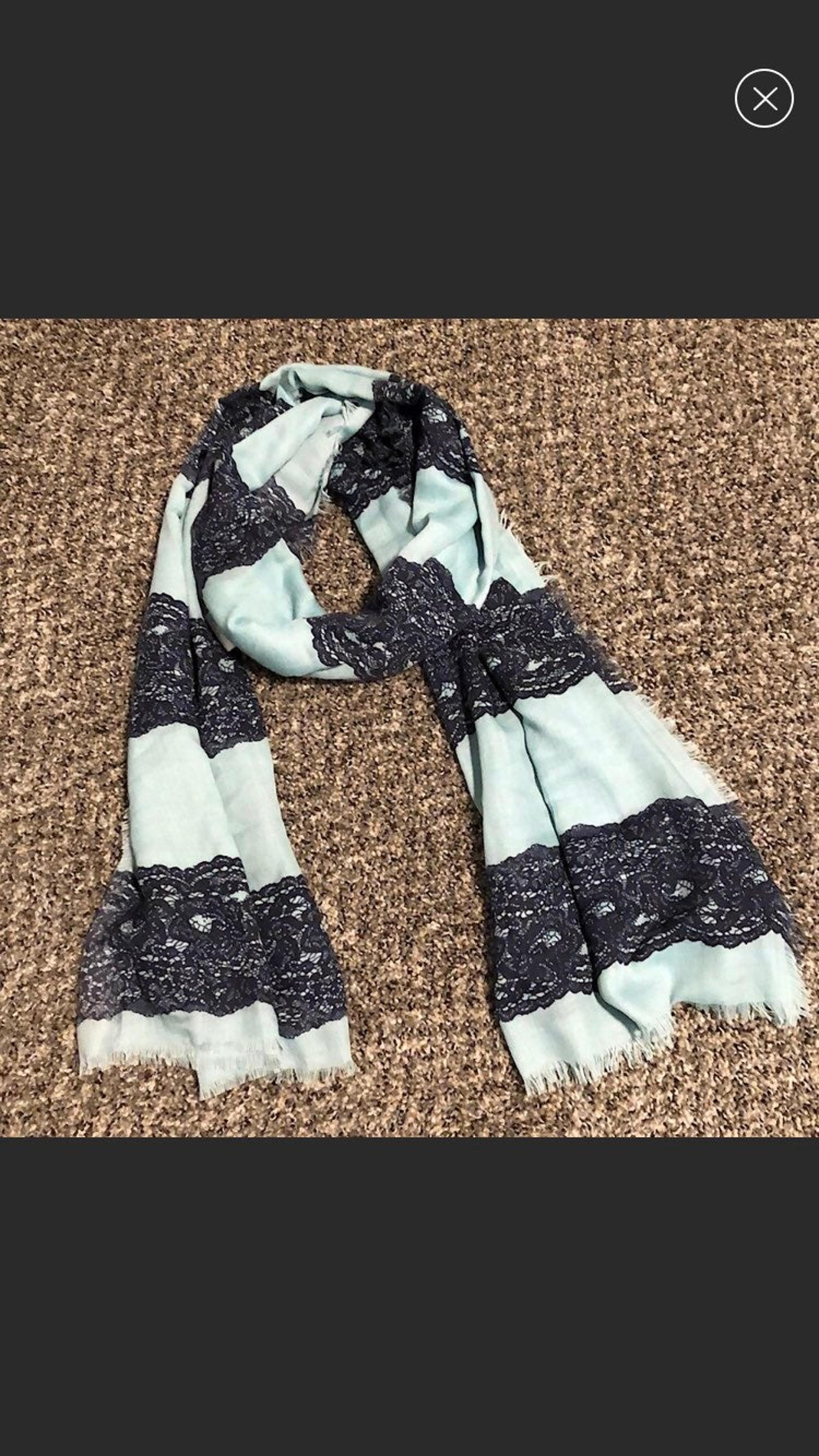 Striped Lace Scarf from Target