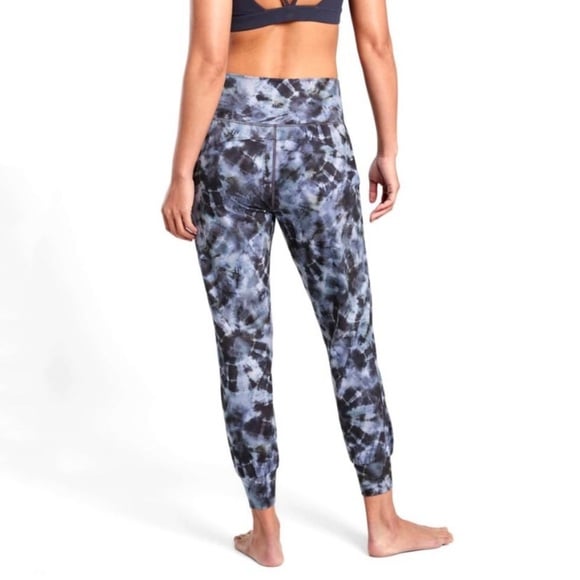 Athleta Salutation Printed Jogger, Calypso Navy