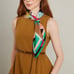 NWOT Max Mara Weekend Label-cut Printed Silk Twin Scarf Spring/Summer