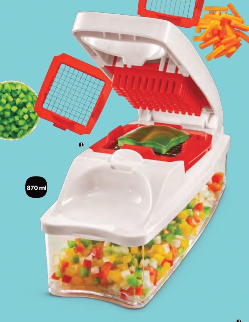 Tupperware Super Dicer Slicer Vegetable Fruit Slice and Cube Multifunction Mando