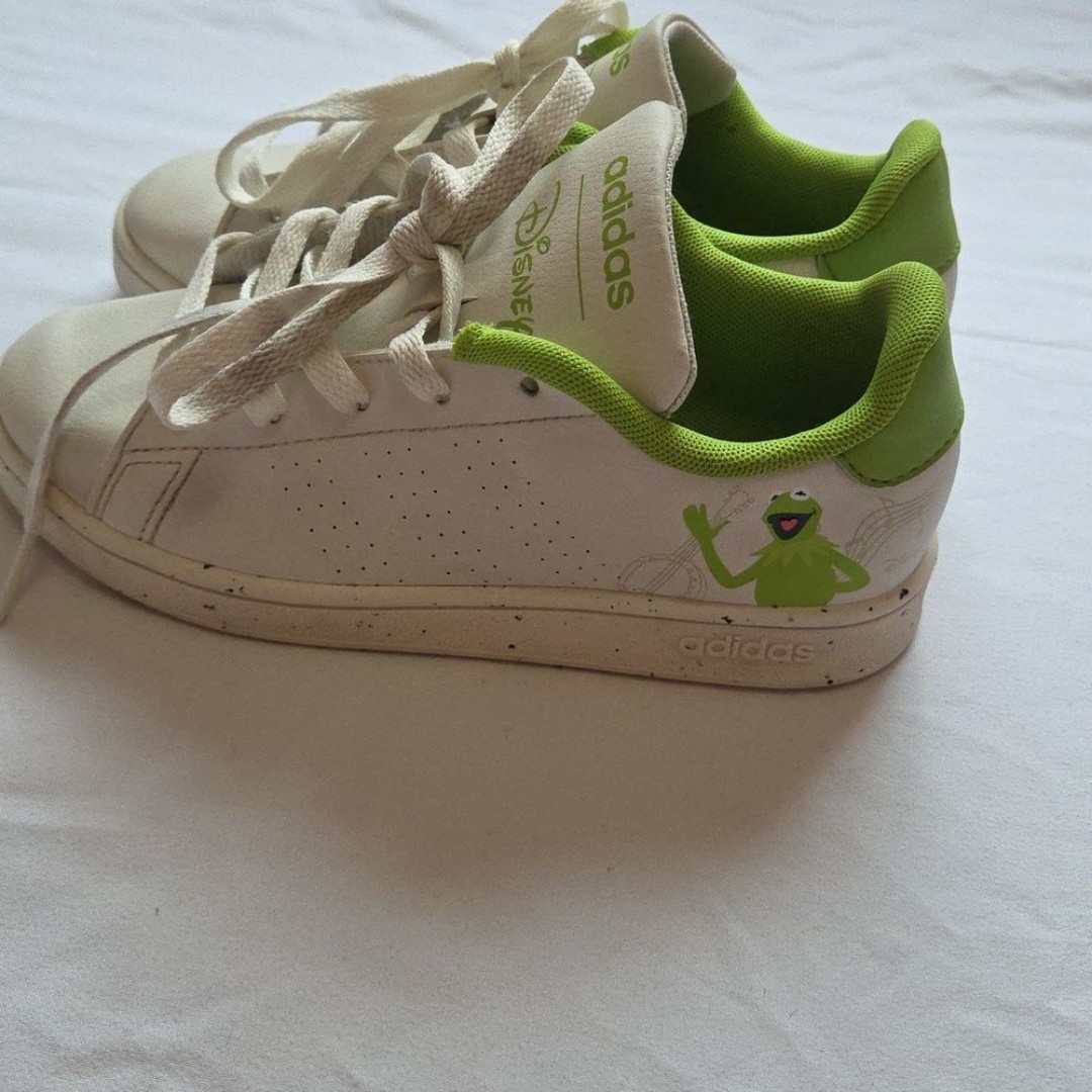 Adidas x Disney Muppets Kermit the Frog Advantage Sneakers Size 13.5 GY6587