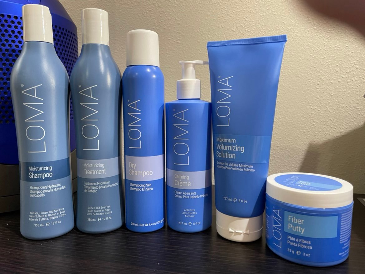 Loma Moisturizing Shampoo & Treatment 12 oz Duo+ Style Bonus