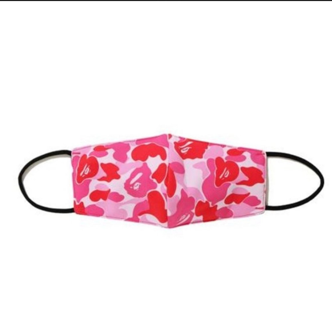 NWT A BATHING APE *BAPE* ABC CAMO FACE MASK IN PINK