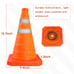 (2x) Pack of 4 Collapsible Pop-Up Traffic Cone Orange 15.5 inch