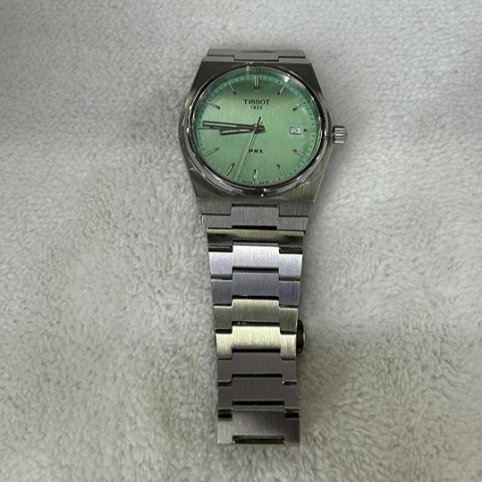 ( Light Green dial) Men's Tissot PRX--40 mm Swiss Quartz Watch