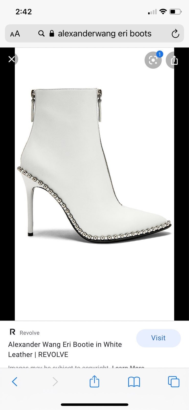 Alexander Wang Eri Leather Boots IT39