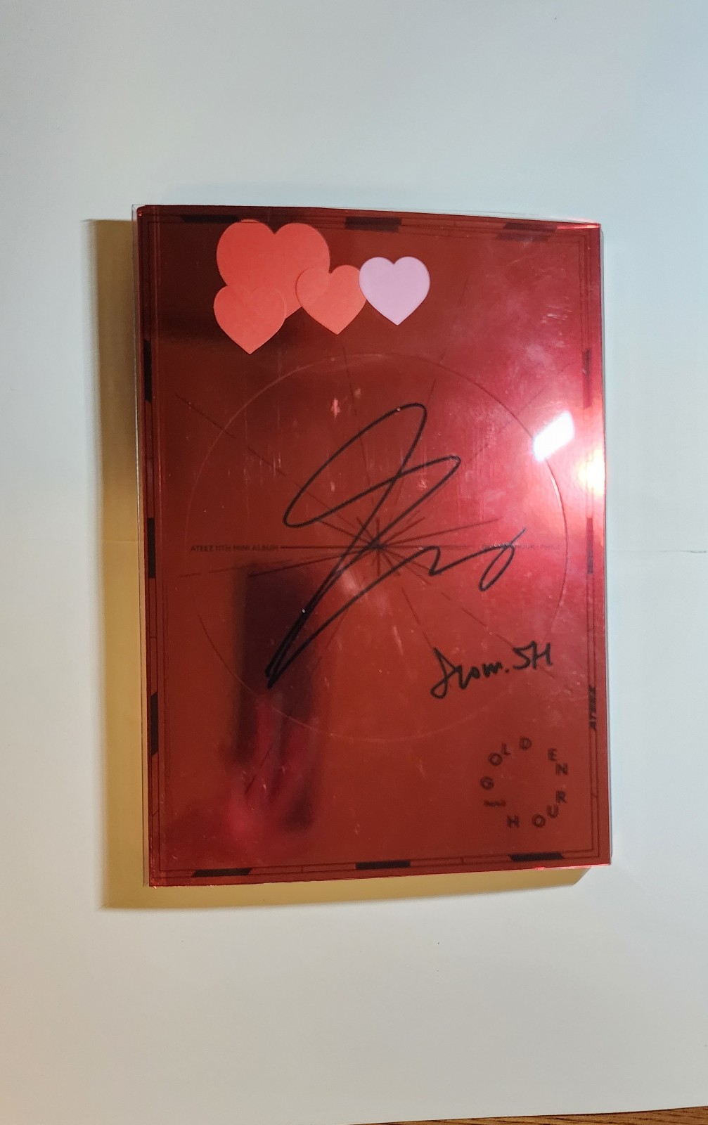 Ateez Seonghwa Golden Hour Part 2 Hand Autographed Signed Album