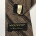 Woolcrafter by Wembley Vintage Brown Striped Mens Necktie