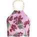 Rachel Zoe Sequin Floral Halter Top