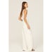 Vince Cream Wide Leg Linen Cargo Pants Women’s Size 8