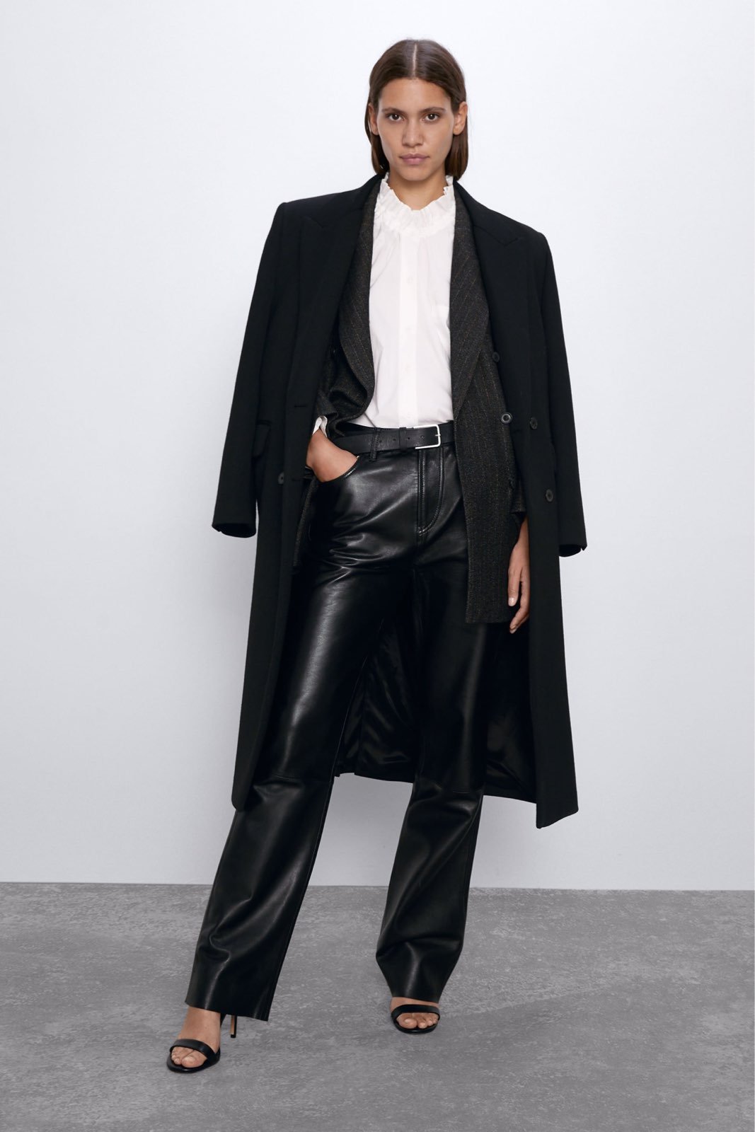 ZARA leather pants