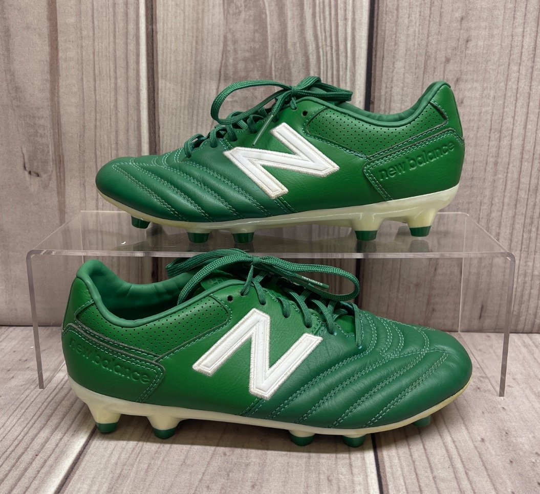 New Balance Size 4 442 Pro Firm Ground V1 Soccer Cleats Green & White