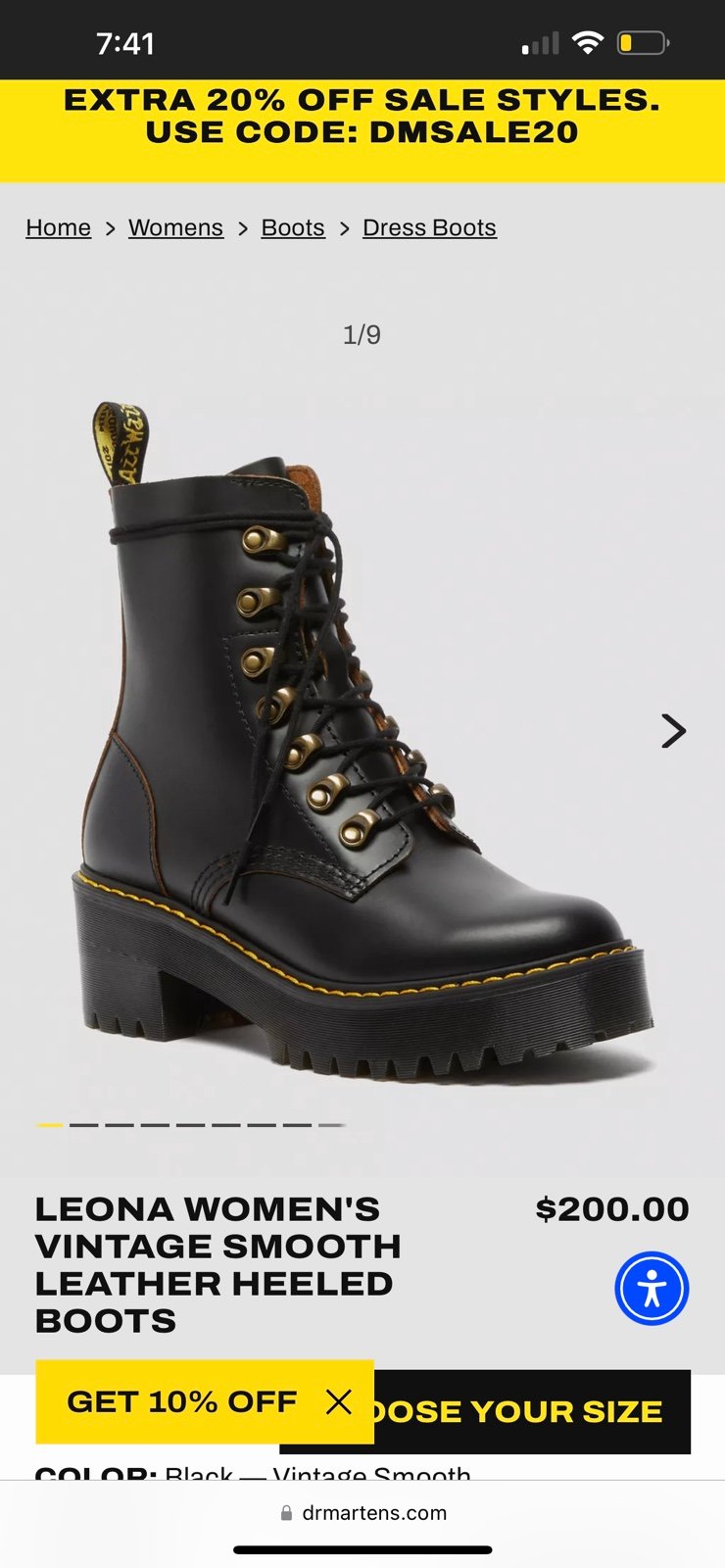 Dr. Martens Leona Boots