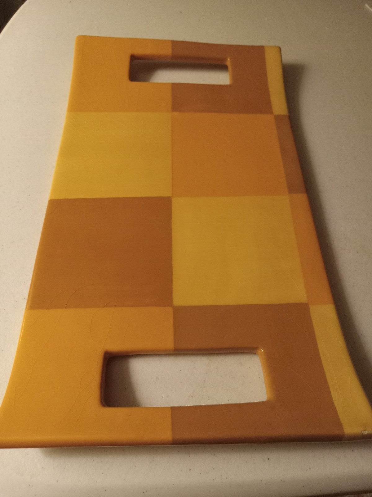 Patterned/Multicolor Ceramic Modern Bar or Dining Platter/Tray 10 in x 6in