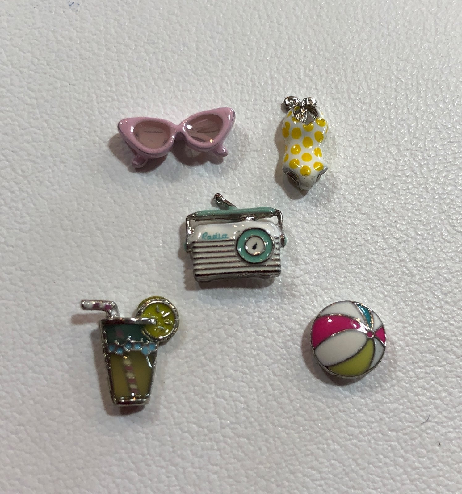 Origami Owl Retro Charm lot