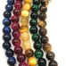 Tiger Eye 6 Strands lot Round 8mm