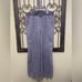 XCVI blue grey mineral wash drawstring waist pull on wide leg pants