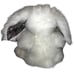 VTG Wondertreats Baby Bunny White Rabbit Plush Doll Porcelain Face Jointed 15”