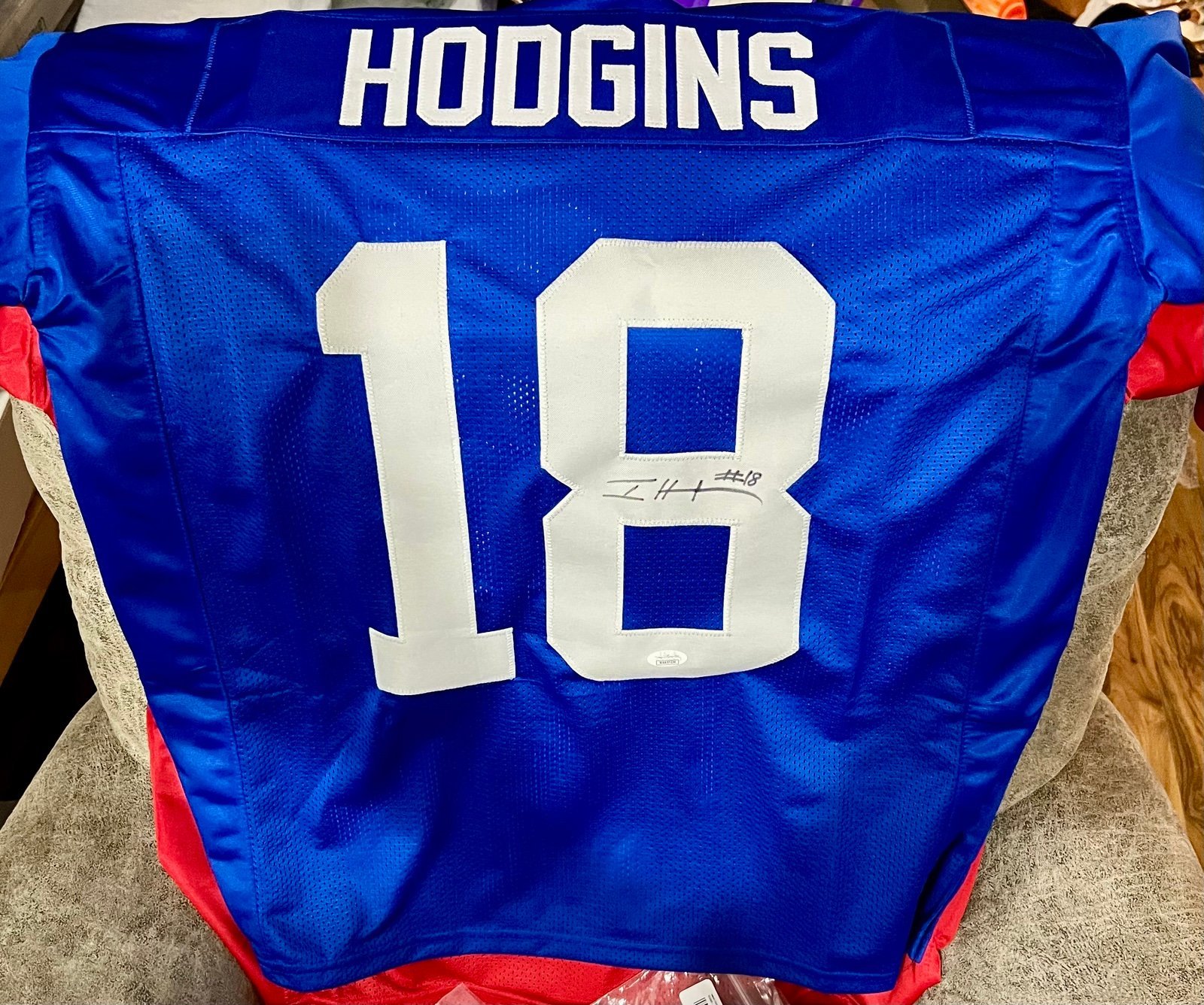 Isaiah Hodgins Signed Jersey