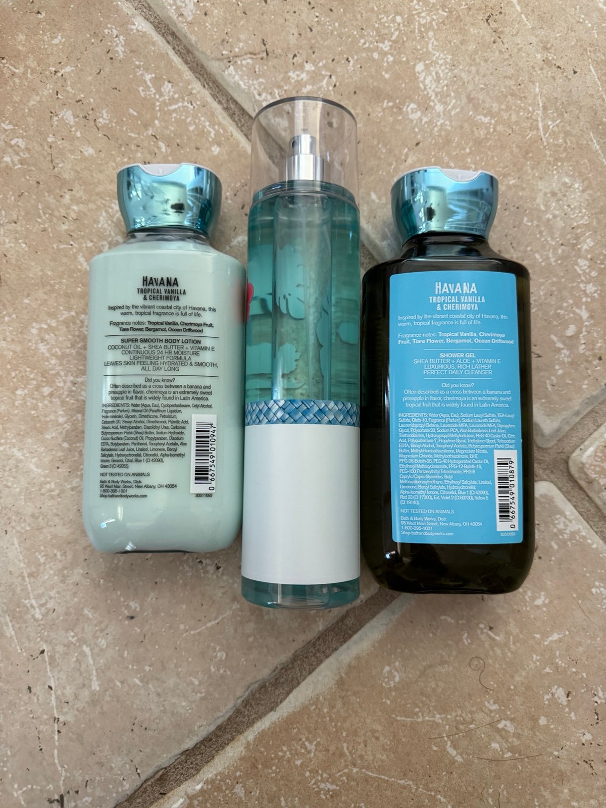 Havana Bath and Body Works - detail