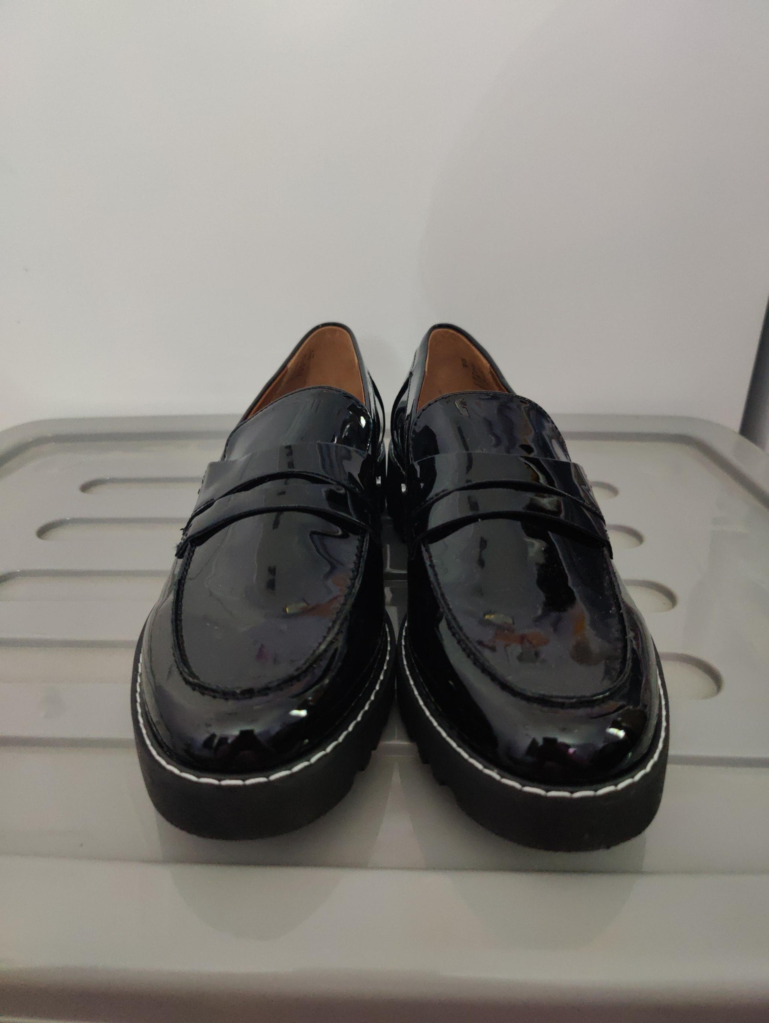 Franco Sarto Black Loafers