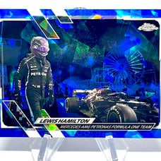 2021 LEWIS HAMILTON Topps Chrome Sapphire F1 HamChella Coachella #56 SP Formula
