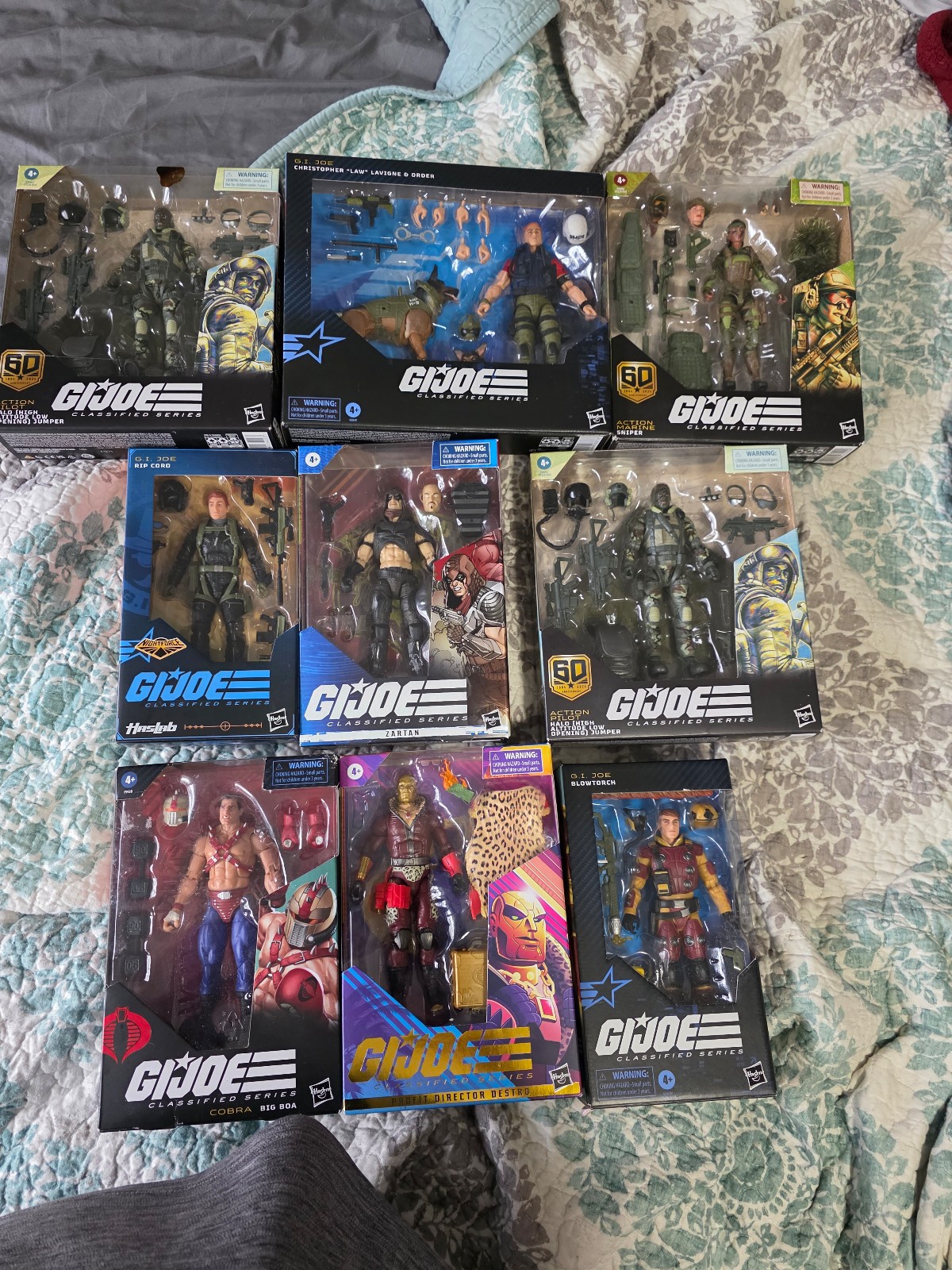 Gi Joe Classified lot of 9