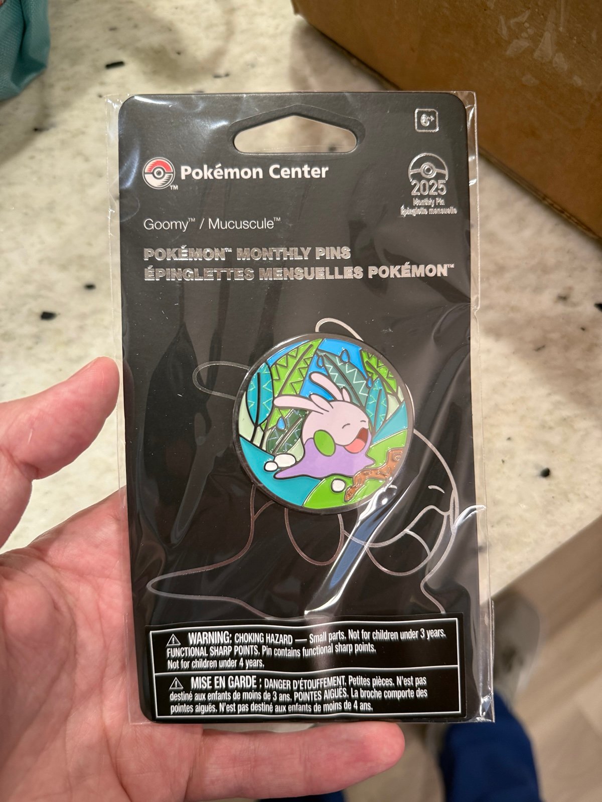 Pokemon Center Goomy Monthly Habitat Pin (4 of 12) NEW