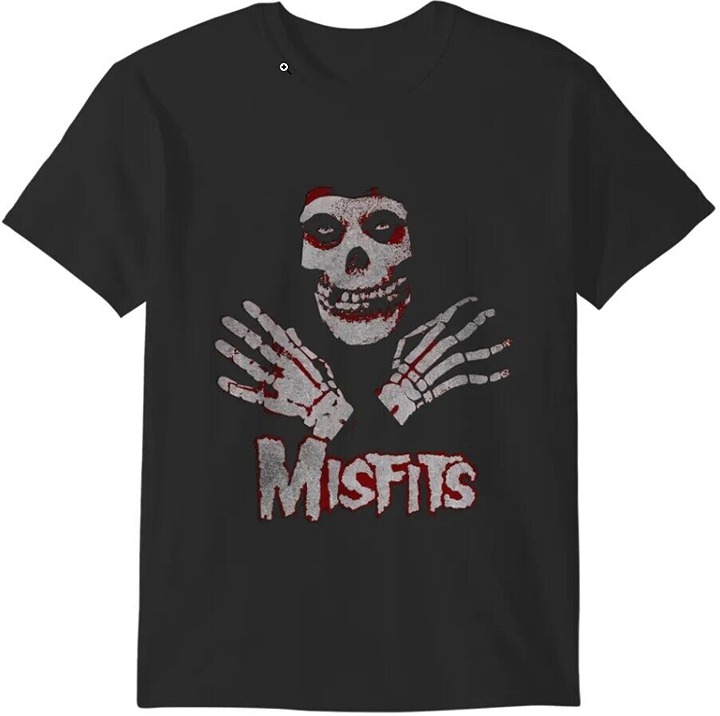 Misfits Rock Band T-Shirt Misfits Band T-Shirt Vintage Black All Sizes S To 5Xl