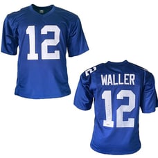 Darren Waller Autographed Pro Style Blue Football Jersey JSA