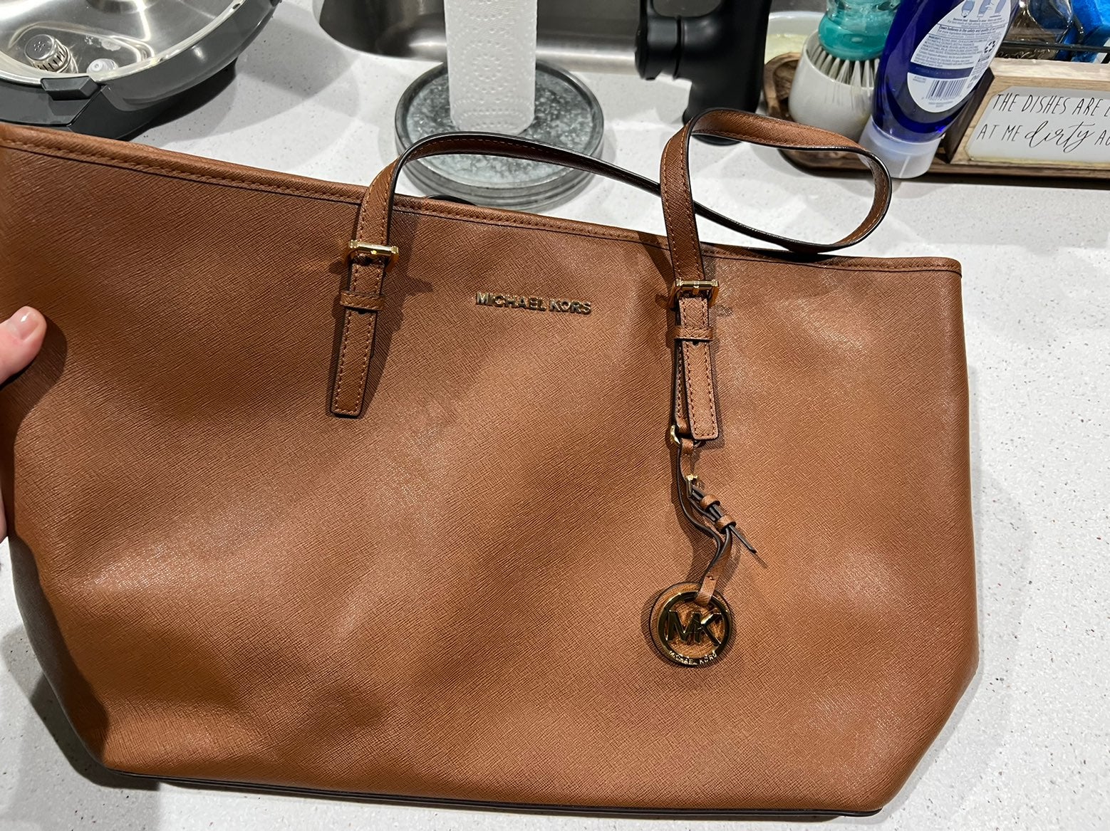 Michael Kors JET SET multi functional laptop tote