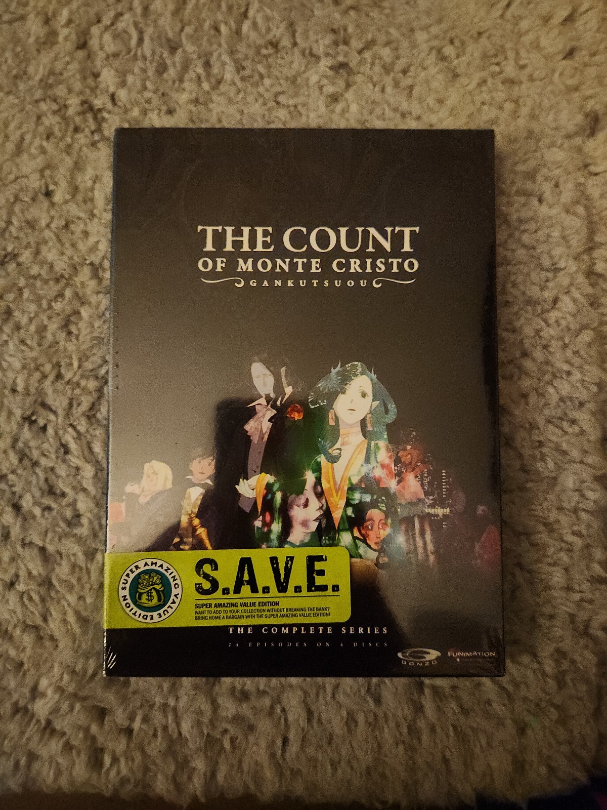 Gankutsuou: count of Monte Cristo Dvd Complete Series