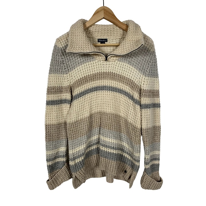 Eddie Bauer Wool Zip Up Sweater Size Womens Small Eddie Bauer Wool Zip Up Sweater Size Womens Small