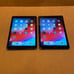 Lot of 2 - Apple iPad Air Tablets A1474 9.7” Space Gray WiFi 16GB