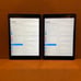 Lot of 2 - Apple iPad Air Tablets A1474 9.7” Space Gray WiFi 16GB