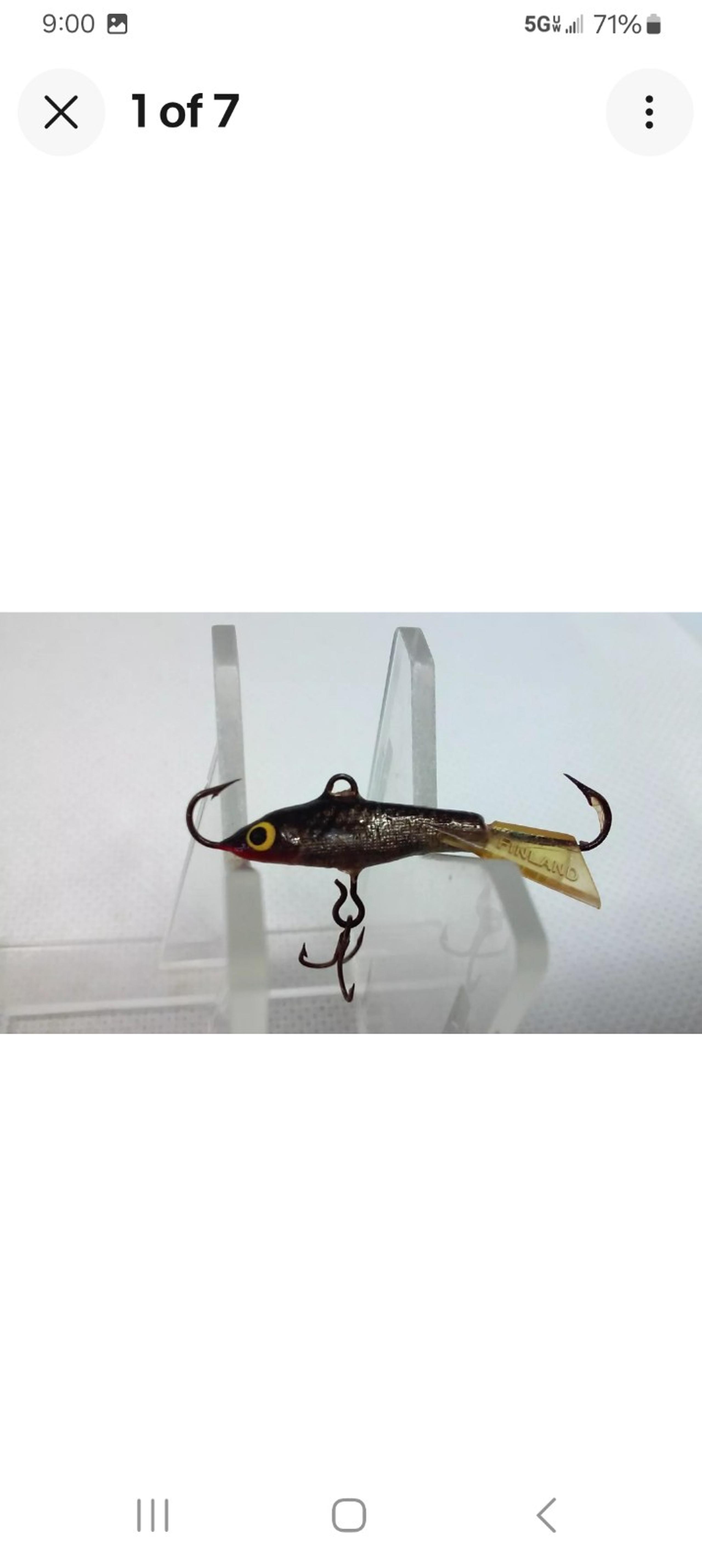Rapala Vertical Jig W-2 S Silver 1 1/4" Jigging Rap 1/8oz Fishing Lure Finland